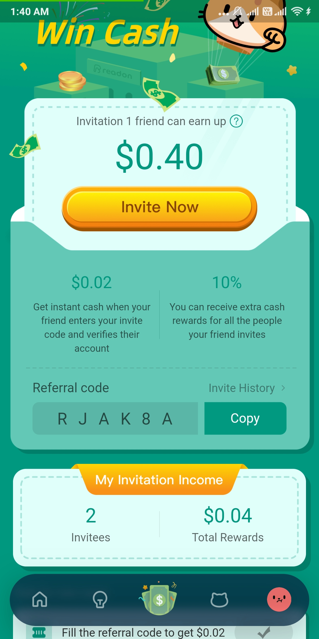 ReadON Referral Code